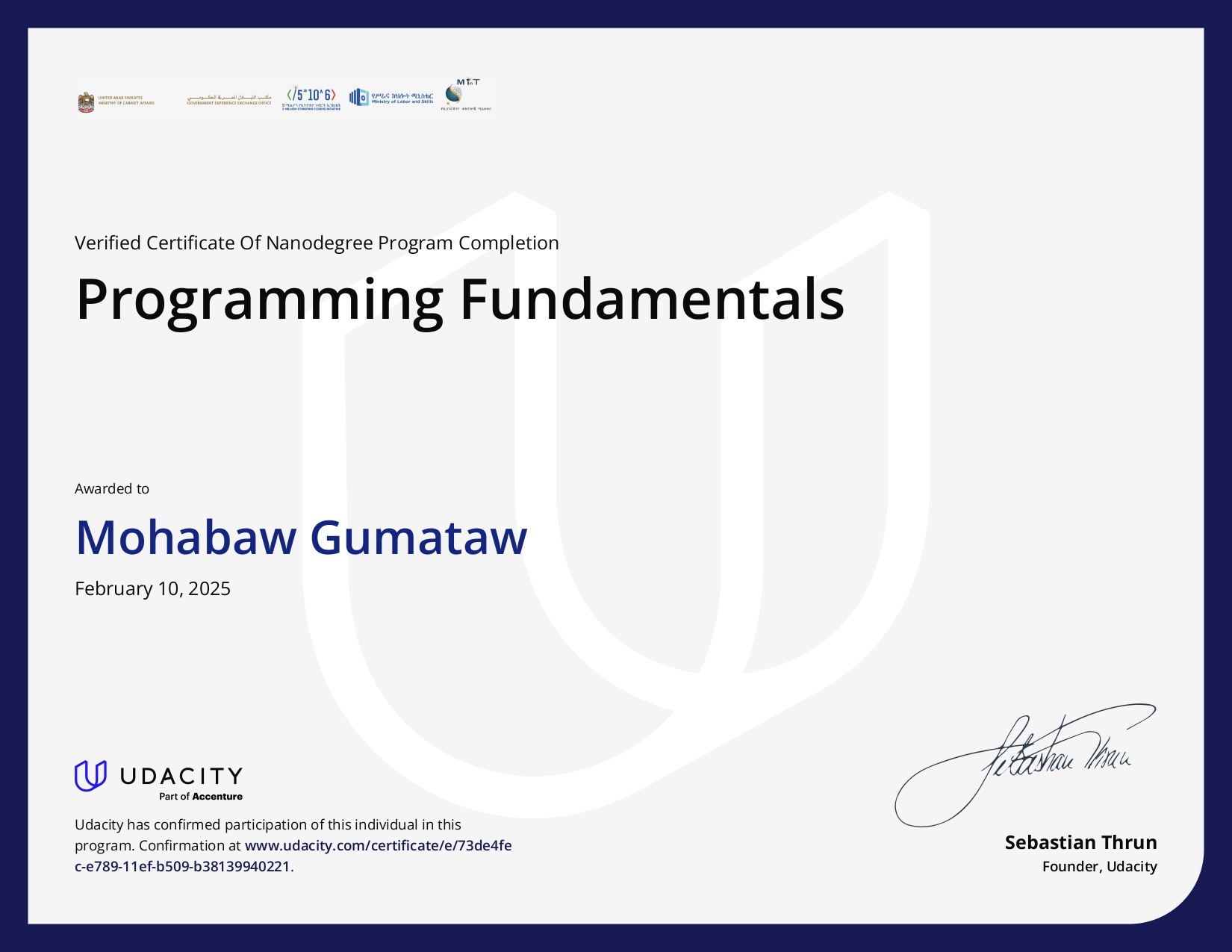 Programming Fundamentals